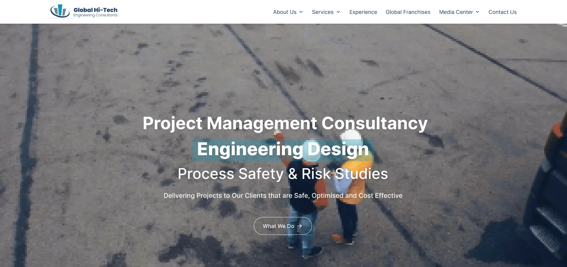 Global HiTech — tech and IT services website